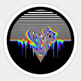 Rainbow Deconstruct Sticker